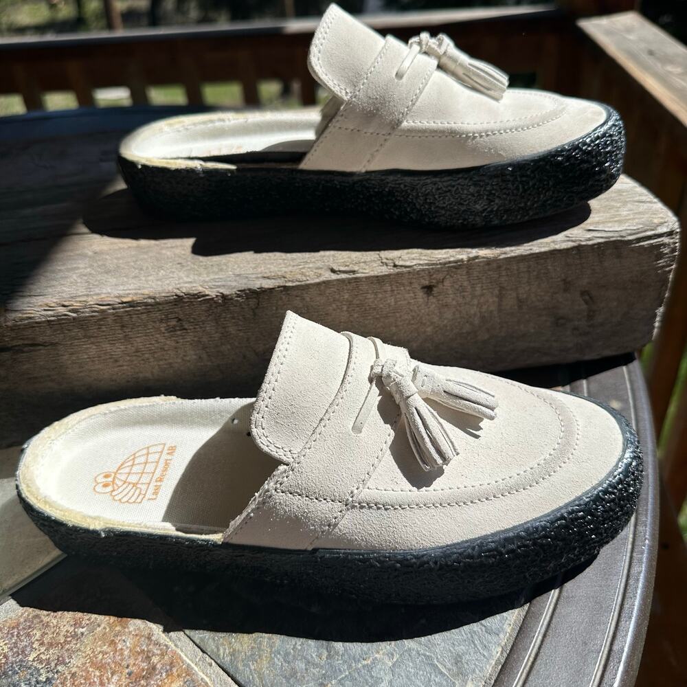 Last Resort AB Tasseled Skateboard Shoe Slide Loafer SZ 6 Suede VM005 MODIFIED